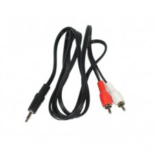 Кабель соединительный 2*RCA -3.5 Jack (в пакете)