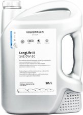 VAG Longlife III 0W-30 синтетическое 5 л G R52195M4 Моторное масло