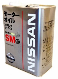 NISSAN 0W20 SM 4л АКЦИЯ!Масло моторное