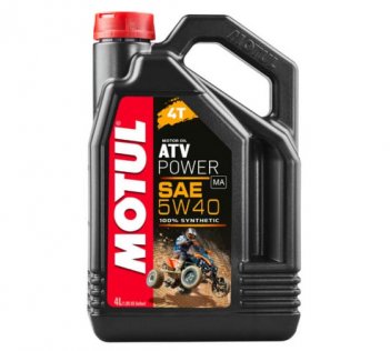 Motul ATV Power 5w40 100% 4T sintetic 4л Масло моторное для квадроциклов