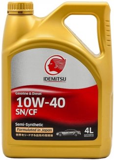IDEMITSU SN/CF 10W40 S-S 4л Масло моторное