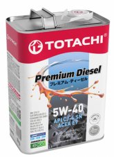 TOTACHI Premium Diesel Engine Oil CJ-4/SM 5W40 4л син.Масло моторное
