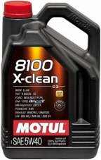 Motul 8100 X-clean 5w-40 100%синт. 4л Масло моторное