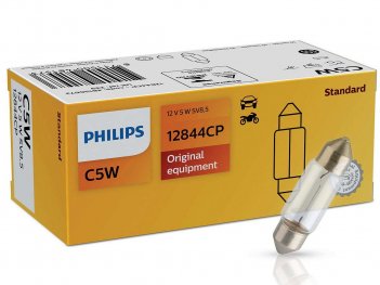 PHILIPS С5W Лампы автомобильные 12844СР