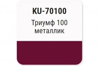 Ku-70100 эмаль а/м ремонтная с кисточкой "триумф 100"