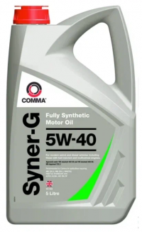 COMMA SYNER-G 5W-40 ACEA A3/B4, API SN/CF 5л Масло моторное SYN5L