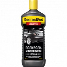 DoctorWax 8401 Цветной полироль с полифлоном (черный) 300мл