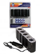 NovaBright 39889 Разветвитель прикуривателя +2USB