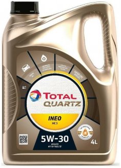 Total Quarts INEO MC3 SAE 5w30 4л Масло моторное