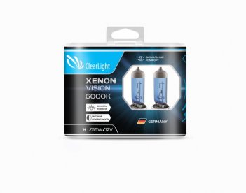 Clearlight Лампа Xenon Vision Н4 55W (2 шт)