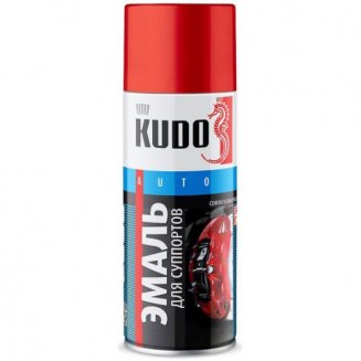 KUDO KU-5211 Эмаль для суппортов красная 520 мл
