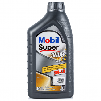 Mobil Super 3000х1 DSL масло 5w40 1л (оригинал) Масло моторное