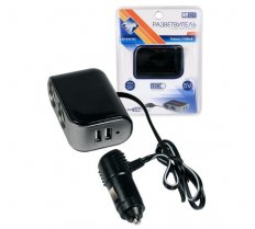 NovaBright 46901 Разветвитель прикуривателя +2USB