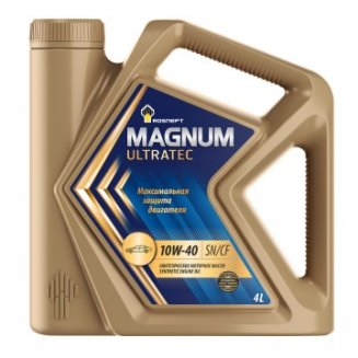 Rosneft Magnum Ultratec 10w40 4л Масло моторное