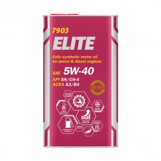 MANNOL 7903 ELITE SAE 5W-40 API SN/CF синт 5л Масло моторное