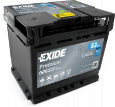 EXIDE EA530 Аккумулятор Premium 53Ah 540A ETN1 п.п.