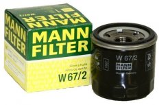 MANN FILTER W 67/2 Фильтр масляный