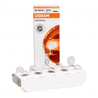 OSRAM Лампа гал W16W W2,1x9,5d 921