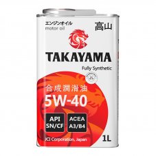 TAKAYAMA 5W-40 API SN/GF ACEA A3/B4 1л (Метал) Масло моторное