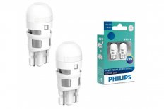 PHILIPS Т10 W5W Лампы светодиодные LED 6000K 11961ULWX2 к-кт