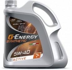 G-Energy Synthetic Active 5w40 5л Масло моторное