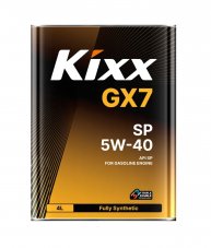 Kixx GX7 SP 5W-40 синт 4л Масло моторное
