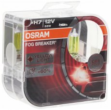 OSRAM FOG BREAKER DUOBOX Лампа галеновая H7 12V 55W+60% 62210FBR-HCB