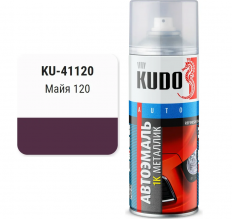 KUDO KU-41245 Эмаль автомобильная металлизированная "Золотая нива 245" 520мл