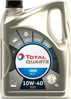 Total Quarts 7000 SAE 10w40 4л DIESEL Масло моторное