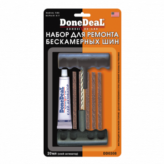 Done Deal 0308 Набор для ремонта бескамерных шин 20мл