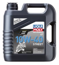 LIQUI MOLY 1243/7512 НС-синт.мот.масло 4Т Motorbike Street 10w40 4л