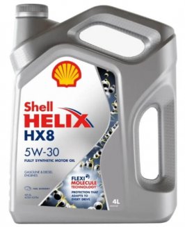 Shell Helix HX8 5W30 синт 4л Масло моторное