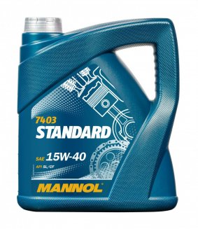 MANNOL STANDART 15W-40 5л Масло моторное