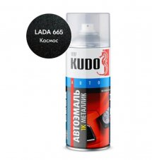 KUDO KU-41665 Эмаль автомобильная металлизированная "Космос 665" 520мл