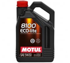 Motul 8100 Eco-lite 5w30 100% синт 5л Масло моторное