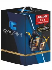 АКЦИЯ 4Л+1Л!!! CWORKS OIL 10W-40 API SL/CF Масло моторное