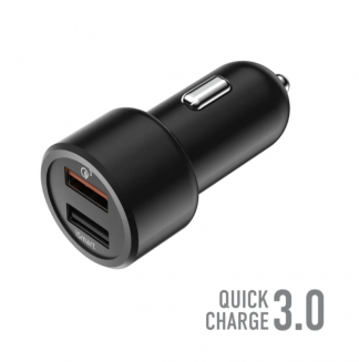 OLMIO 038718 Автомобильное ЗУ 2USB 30W 5.4A QuickCharge 3.0