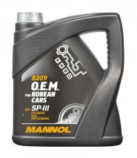 MANNOL 8209 O.E.M. ATF SP-III for Korean Cars 4л (пластик) Масло для АКПП