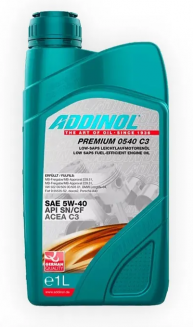 ADDINOL Premium 5W-40 C3 API SN/CF ACEA C3 1л Масло моторное