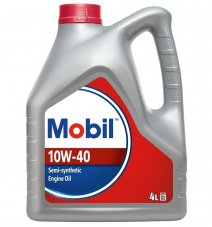 Mobil 10W-40 Semy-synthetic 4л 152624 Масло моторное