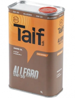 TAIF ALLEGRO 5W-30 SP GF-6A (PAO) 1л Масло моторное