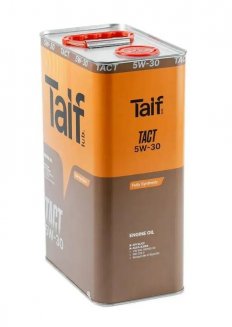 TAIF TACT 5W-30 SL/CF A3/B4 4л Масло моторное
