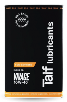 TAIF VIVACE 10W-40 SN/CF A3/B4 (PAO) 4л Масло моторное