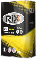 RIXX TP N 5W-30 SN/CF API SP ILSAC GF-6A 4л Масло моторное