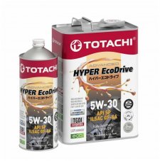 АКЦИЯ 4л+1л!!! TOTACHI HYPER EcoDrive 5w30 SP/CF-6A 5л Масло моторное