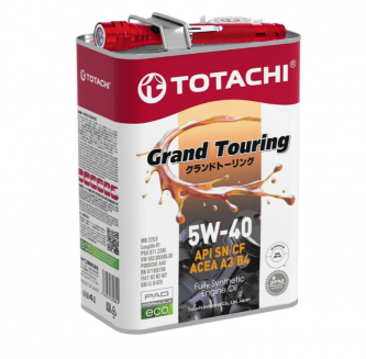 Масло моторное TOTACHI Grand Touring SN 5W-40 4л + ФОНАРИК