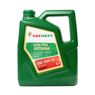 TATNEFT Ультра Оптима 10W-40 4л Масло моторное