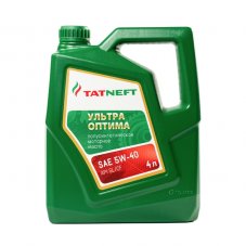 TATNEFT Ультра Оптима 5W-40 4л Масло моторное