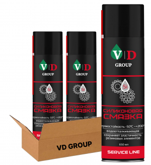 VD GROUP Силиконовая смазка 650мл VD-0041 (Комплект 2шт)