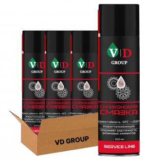 VD GROUP Силиконовая смазка 650мл VD-0041 (Комплект 3шт)